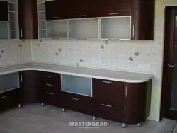 Kitchen on legs without plinth photo