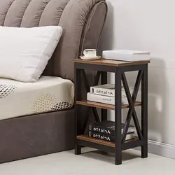 Loft Yataq Otağı Fotoşəkili Üçün Çarpayı Masaları