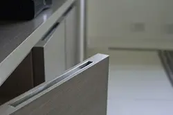 Concealed mounting handles for kitchen photo