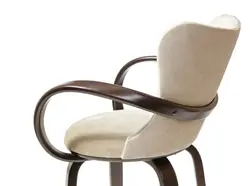 Kitchen chairs with armrests photo
