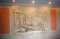 Барельеф на стене фото на кухню