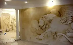 Барельеф на стене фото на кухню
