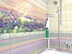 Banyoning ichki qismidagi Primavera plitkalari fotosurati