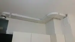 Mətbəx başlığı üçün hava kanalı fotoşəkili