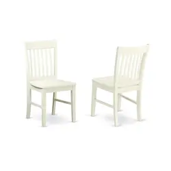 White wooden kitchen chairs photo