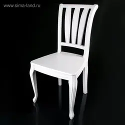 Курсиҳои ошхона чӯбӣ сафед акс