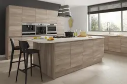 Kitchen Light Oak In The Interior Photo