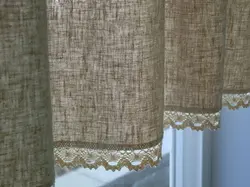 Matting curtains for the kitchen photo