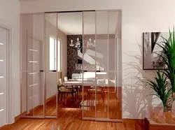Sliding glass door to the kitchen photo