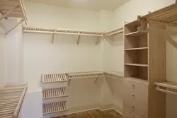 DIY plywood dressing room photo