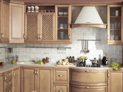 Kitchen with hood 90 cm photo