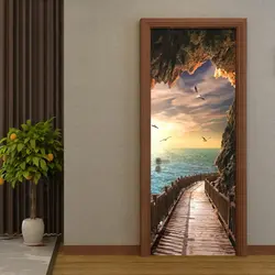 Panel in the hallway on the wall photo