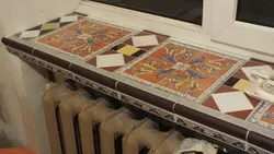 Подоконник Из Плитки На Кухне Фото