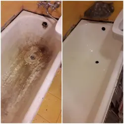 Bathtub restoration before and after photos