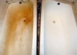 Bathtub restoration before and after photos