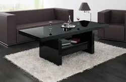 Qonaq otağı fotoşəkili üçün dəyişdirilə bilən qəhvə masası
