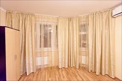 Curtains for bedroom corner windows photo