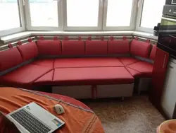Диваны на кухню с эркером фото