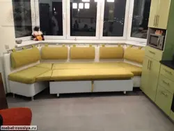 Диваны на кухню с эркером фото