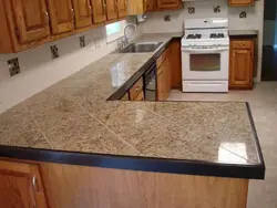 DIY Kitchen Countertop Photo