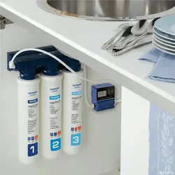 Water filter in the kitchen photo