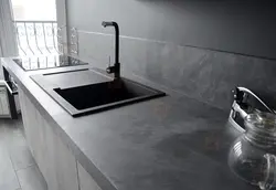 Countertop ошхона акс мармар хокистарӣ