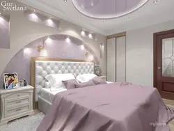 Стены в спальню из гипсокартона фото