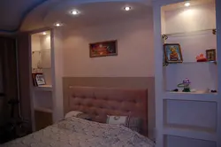 Стены В Спальню Из Гипсокартона Фото