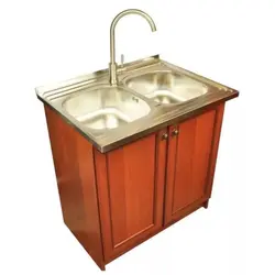 Oshxonadagi lavabo shkafi fotosurati