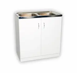 Photo of a kitchen sink cabinet