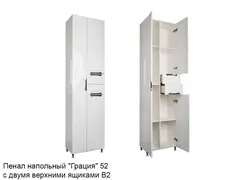 Шкаф пенал для ванной комнаты фото