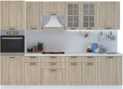 Kitchen sonoma oak and white photo