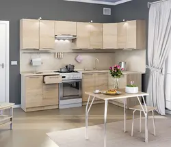 Kitchen sonoma oak and white photo