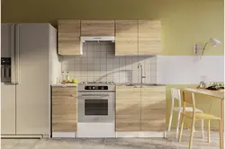 Кухня дуб сонома и белый фото