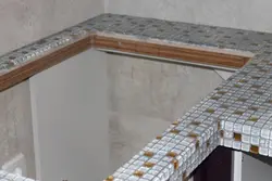 Mosaic kitchen countertop photo