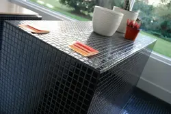 Mosaic kitchen countertop photo