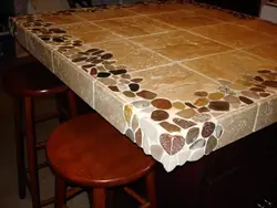 Mosaic kitchen countertop photo