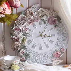 DIY kitchen clock photo