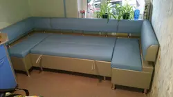 Диван кунҷӣ барои ошхона сурати бол