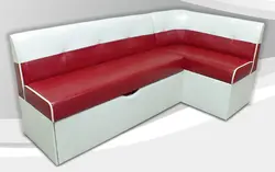 Mətbəx üçün künc divanı qatlanan fotoşəkil