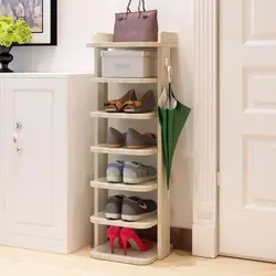 Shoe Rack In The Hallway Photo