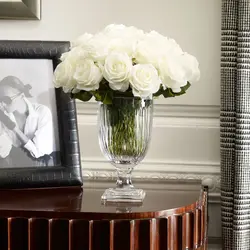 Roses on the kitchen table photo