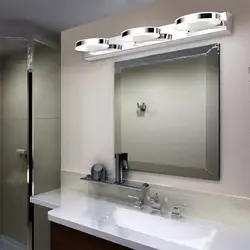 Aplik Fotoşəkili Ilə Vanna Otağı Güzgüsü