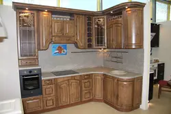 Кухни зов из массива дуба фото