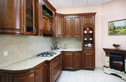 Кухни Зов Из Массива Дуба Фото