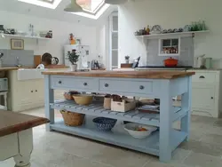 DIY mətbəx adası fotoşəkili