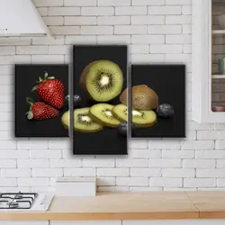 Paintings with fruits for the kitchen photo