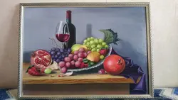 Ас Үй Фотосуреті Үшін Жемістермен Картиналар