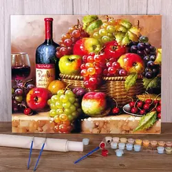 Paintings with fruits for the kitchen photo