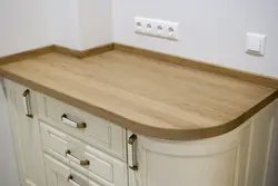 Столешница из дуба для кухни фото